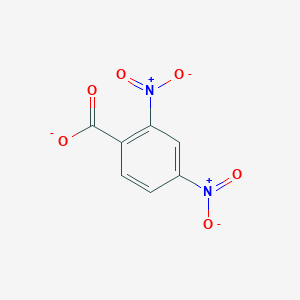 molecular formula C7H3N2O6- B1224026 2,4-Dinitrobenzoate 
