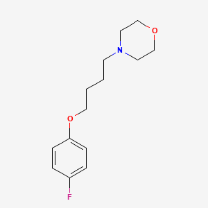 4-[4-(4-Fluorophenoxy)butyl]morpholine