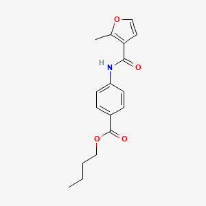 4-[[(2-Methyl-3-furanyl)-oxomethyl]amino]benzoic acid butyl ester