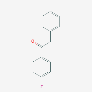 molecular formula C14H11FO B122404 4'-Fluoro-2-phenylacetophenone CAS No. 347-84-2