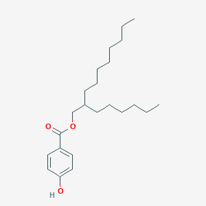 molecular formula C23H38O3 B122407 2-Hexyldecyl p-hydroxybenzoate CAS No. 148348-12-3