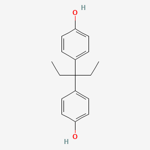 molecular formula C17H20O2 B1224076 3,3-Bis(4-hydroxyphenyl)pentane CAS No. 3600-64-4
