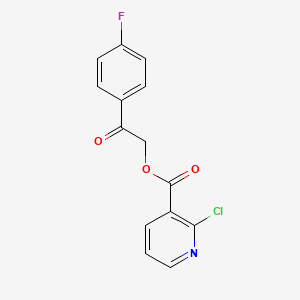 2-Chloro-3-pyridinecarboxylic acid [2-(4-fluorophenyl)-2-oxoethyl] ester