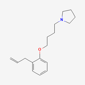 1-[4-(2-Prop-2-enylphenoxy)butyl]pyrrolidine