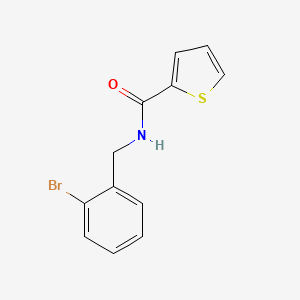 N-[(2-bromophenyl)methyl]-2-thiophenecarboxamide