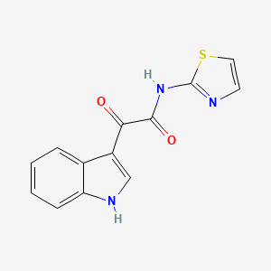 2-(1H-indol-3-yl)-2-oxo-N-(2-thiazolyl)acetamide