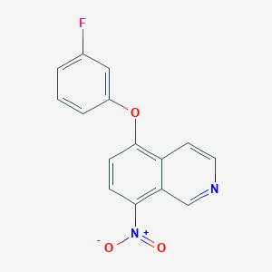 5-(3-Fluorophenoxy)-8-nitroisoquinoline