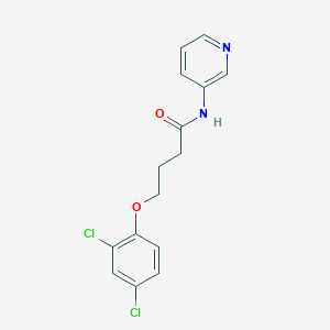 molecular formula C15H14Cl2N2O2 B1224143 4-(2,4-dichlorophenoxy)-N-(pyridin-3-yl)butanamide 