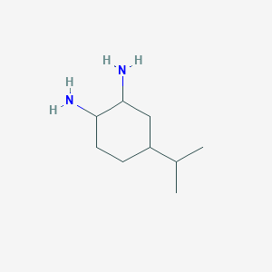 molecular formula C9H20N2 B122415 4-Propan-2-ylcyclohexane-1,2-diamine CAS No. 157369-98-7