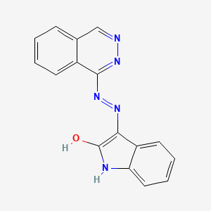 3-(1-Phthalazinylhydrazo)-2-indolone