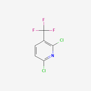 molecular formula C6H2Cl2F3N B1224184 2,6-Dichloro-3-(trifluoromethyl)pyridine CAS No. 55304-75-1
