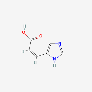 molecular formula C6H6N2O2 B1224216 Urocanic Acid CAS No. 7699-35-6