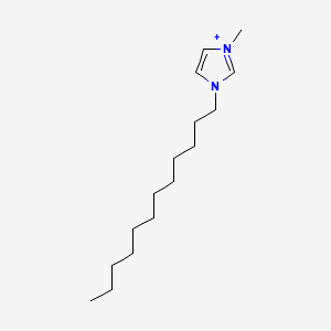 molecular formula C16H31N2+ B1224283 1-Dodecyl-3-methylimidazolium CAS No. 46928-10-3