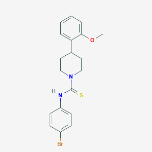 N-(4-bromophenyl)-4-(2-methoxyphenyl)-1-piperidinecarbothioamide