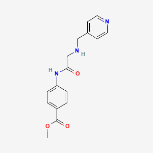 4-[[1-Oxo-2-(pyridin-4-ylmethylamino)ethyl]amino]benzoic acid methyl ester