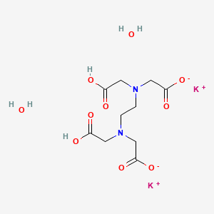 molecular formula C10H18K2N2O10 B1224352 Edetate dipotassium dihydrate 