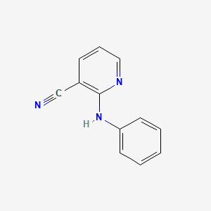 molecular formula C12H9N3 B12243538 2-(Phenylamino)pyridine-3-carbonitrile 