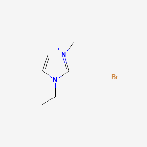 molecular formula C6H11BrN2 B1224355 1-Ethyl-3-methylimidazolium bromide CAS No. 65039-08-9
