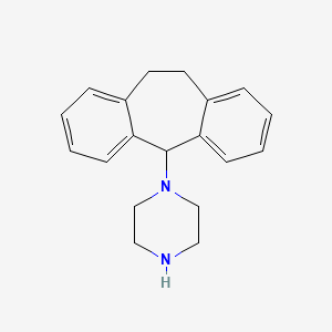 molecular formula C19H22N2 B1224356 1-(Dibenzosuberyl)piperazine CAS No. 69159-50-8