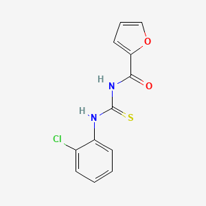N-[(2-chloroanilino)-sulfanylidenemethyl]-2-furancarboxamide