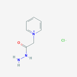 molecular formula C7H10ClN3O B122439 Pyridinium, 1-(2-hydrazino-2-oxoethyl)-, chloride CAS No. 1126-58-5