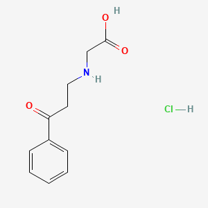 (3-Oxo-3-phenyl-propylamino)-acetic acid hydrochloride