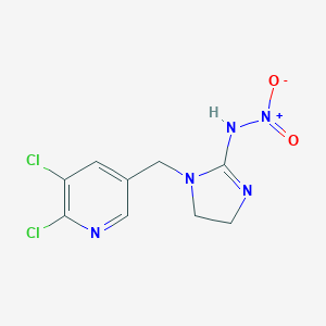 molecular formula C9H9Cl2N5O2 B122441 5-Chloro Imidacloprid CAS No. 135769-74-3