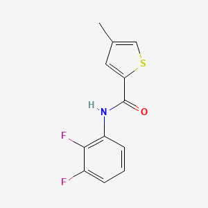 molecular formula C12H9F2NOS B12244188 N-(2,3-difluorophenyl)-4-methylthiophene-2-carboxamide 