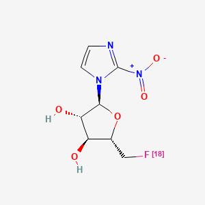 molecular formula C8H10FN3O5 B1224449 Fluoroazomycin arabinoside F-18 CAS No. 864084-85-5