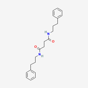 N,N'-bis(3-phenylpropyl)butanediamide