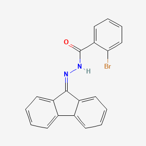 2-bromo-N-(9-fluorenylideneamino)benzamide