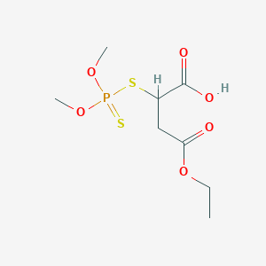molecular formula C8H15O6PS2 B122452 马拉硫磷α-单酸 CAS No. 1190-29-0