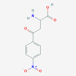 molecular formula C10H10N2O5 B122454 2-Amino-4-oxo-4-(4-nitrophenyl)butanoic acid CAS No. 153212-72-7