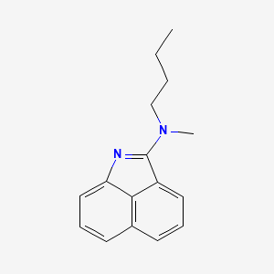 molecular formula C16H18N2 B1224543 N-butyl-N-methyl-2-benzo[cd]indolamine 