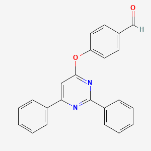 4-[(2,6-Diphenyl-4-pyrimidinyl)oxy]benzaldehyde