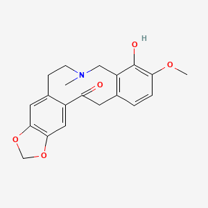 molecular formula C20H21NO5 B1224559 HUNNEMANINE CAS No. 490-52-8
