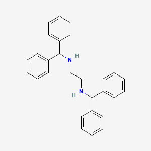 molecular formula C28H28N2 B1224568 N,N'-dibenzhydrylethane-1,2-diamine 
