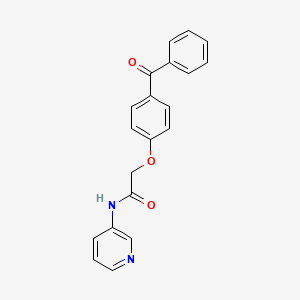 2-(4-benzoylphenoxy)-N-pyridin-3-ylacetamide