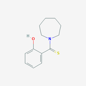 6-[1-Azepanyl(mercapto)methylidene]-1-cyclohexa-2,4-dienone