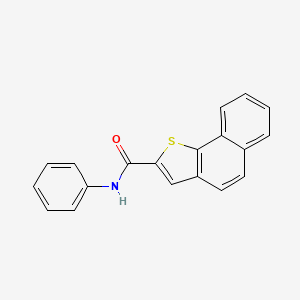 molecular formula C19H13NOS B1224617 N-phenyl-2-benzo[g][1]benzothiolecarboxamide 