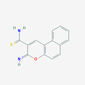 3-Iminobenzo[f]chromene-2-carbothioamide