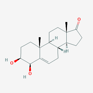 molecular formula C19H28O3 B122463 (3S,4R,8R,9S,10R,13S,14S)-3,4-dihydroxy-10,13-dimethyl-1,2,3,4,7,8,9,11,12,14,15,16-dodecahydrocyclopenta[a]phenanthren-17-one CAS No. 63518-24-1