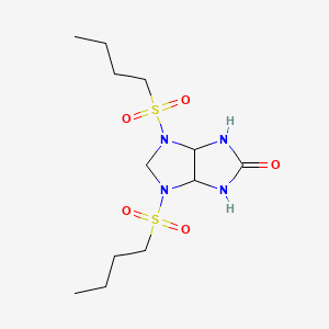 1,3-bis(butylsulfonyl)-3a,4,6,6a-tetrahydro-2H-imidazo[4,5-d]imidazol-5-one
