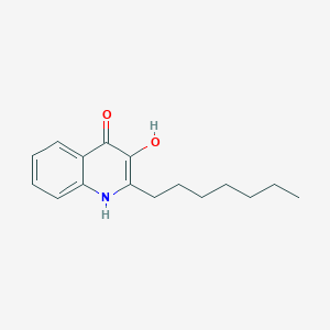 molecular formula C16H21NO2 B1224666 Pseudomonas quinolone signal CAS No. 521313-35-9