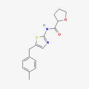 N-[5-[(4-methylphenyl)methyl]-2-thiazolyl]-2-oxolanecarboxamide