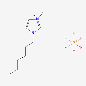 molecular formula C10H19F6N2P B1224687 1-Hexyl-3-methylimidazolium hexafluorophosphate CAS No. 304680-35-1