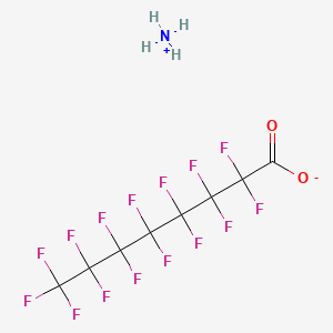 molecular formula C8H4F15NO2 B1224690 Ammonium perfluorooctanoate CAS No. 3825-26-1