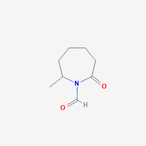 2-Methyl-7-oxoazepane-1-carbaldehyde