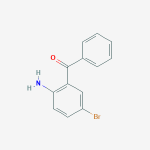 molecular formula C13H10BrNO B122471 2-Amino-5-bromobenzophenone CAS No. 39859-36-4