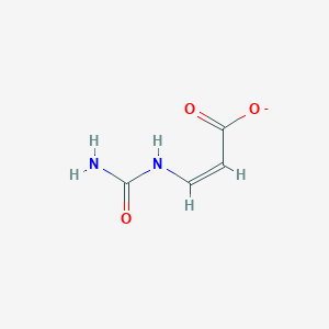 molecular formula C4H5N2O3- B1224711 Ureidoacrylate 